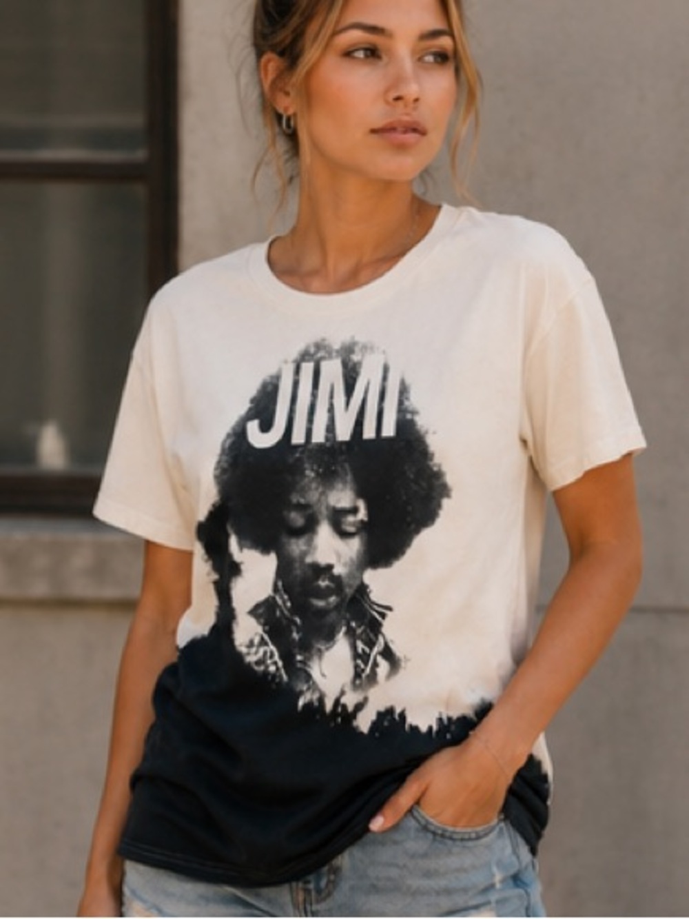 Authentic Hendrix Jimmy Hendrix Band T-Shirt Tie Dye Size Small